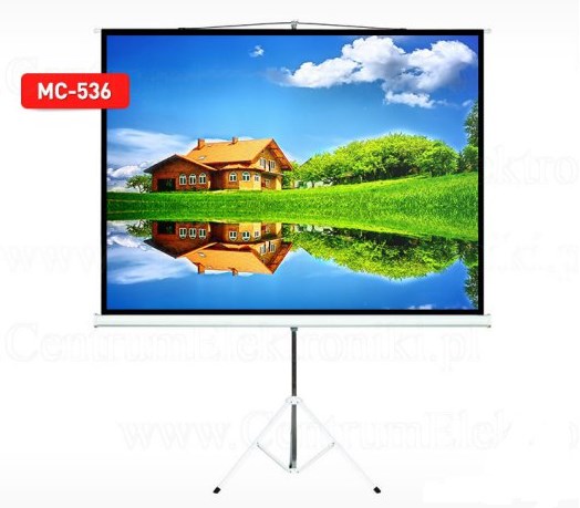 Projection Screen With 200x200 Tripods Maclean MC-680 Projection Screen With 200x200 Tripods Maclean MC-680