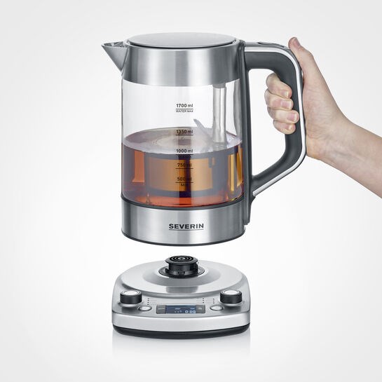 Severin WK 3422 electric kettle 1.7 L 3000 W Stainless steel Severin WK 3422 electric kettle 1.7 L 3000 W Stainless steel