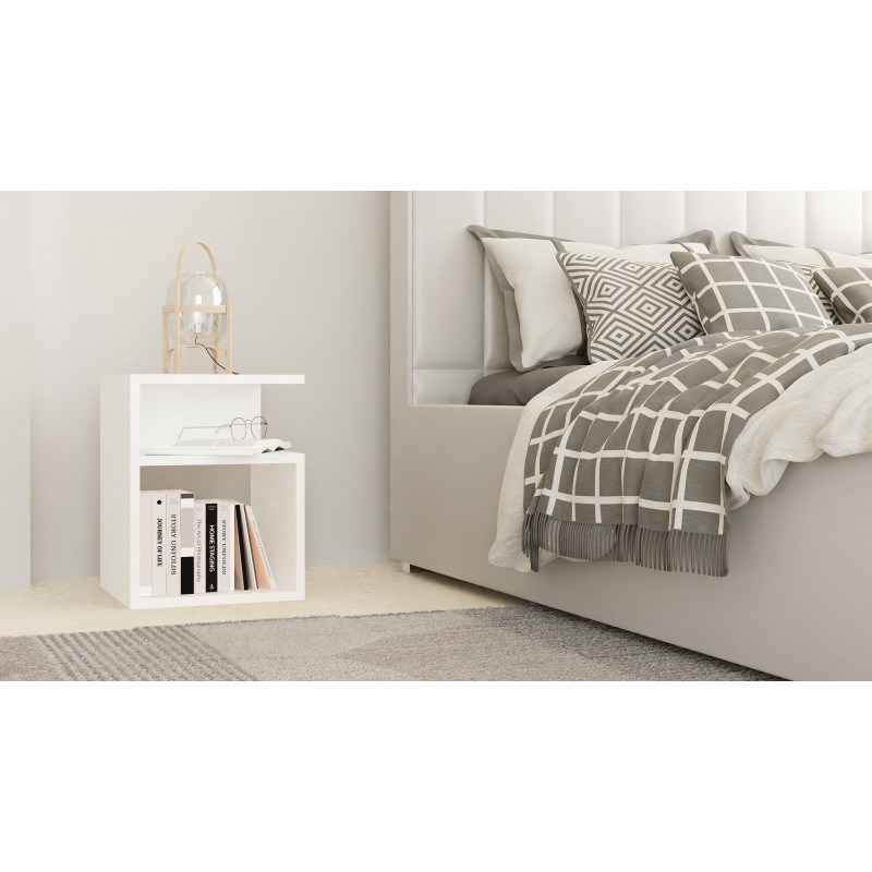 TINI bedside table 30x30x40 cm, white TINI bedside table 30x30x40 cm, white