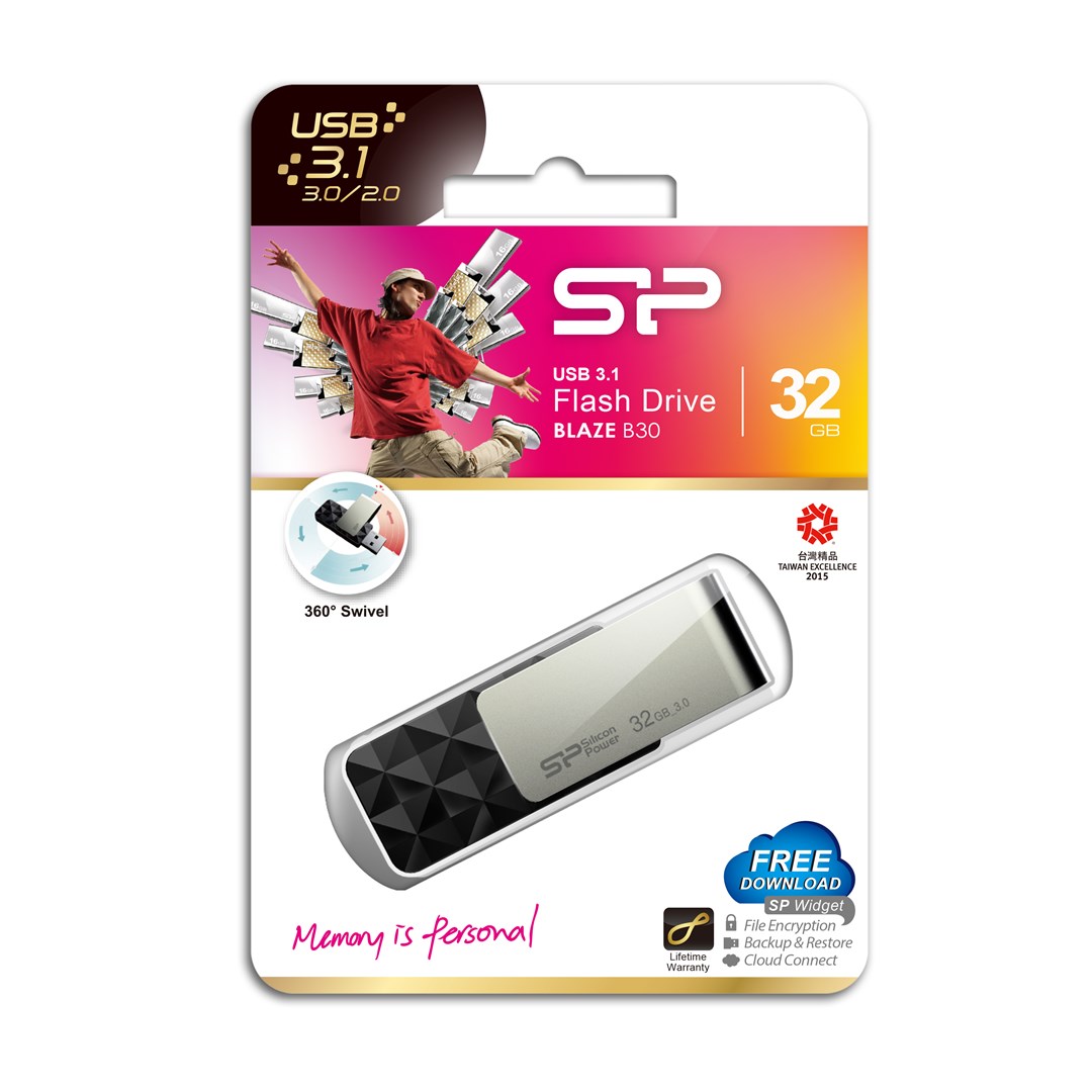 Silicon Power Blaze B30 USB flash drive 32 GB USB Type-A 3.0 (3.1 Gen 1) Black Silicon Power Blaze B30 USB flash drive 32 GB USB Type-A 3.0 (3.1 Gen 1) Black