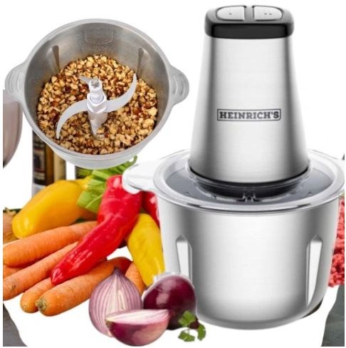 Shredder electric chopper for fruit, vegetables and ice steel 500 W. Shredder electric chopper for fruit, vegetables and ice steel 500 W.
