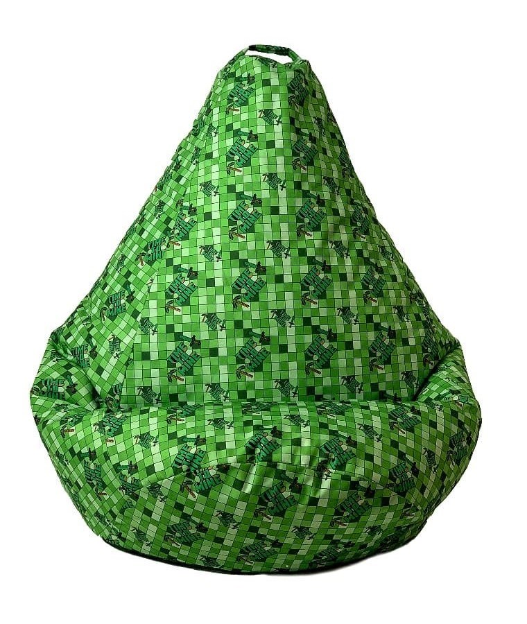 Sako bag pouffe Pear print Minecraft XXL 140 x 100 cm Sako bag pouffe Pear print Minecraft XXL 140 x 100 cm