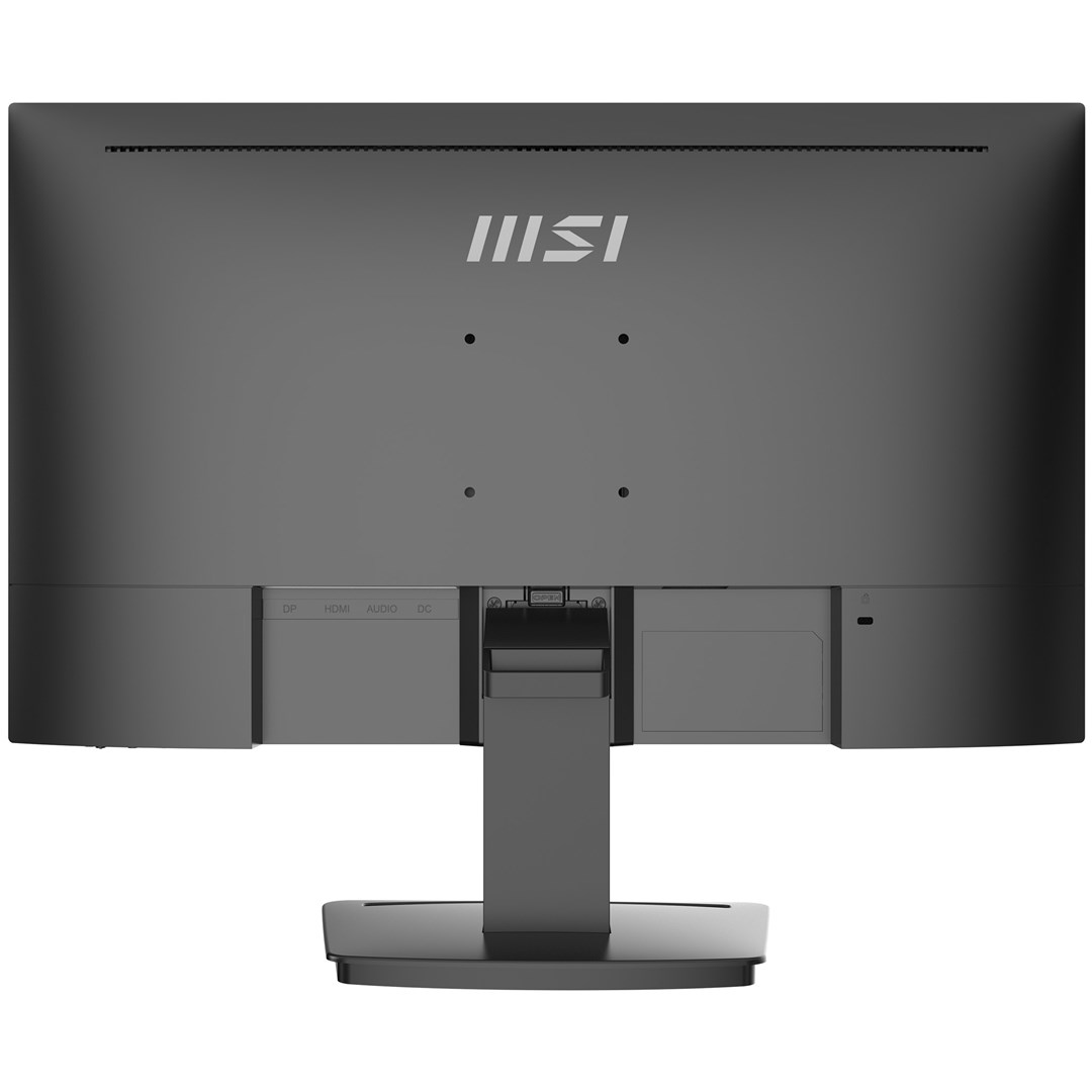 MSI Pro MP243X 23.8 Inch Monitor, Full HD (1920 x 1080), 100Hz, IPS, 4ms, HDMI, DisplayPort, Built-in Speakers, Anti-Glare, Anti-Flicker, Less Blue light, TÜV Certified, VESA, Kensington, Black MSI Pro MP243X 23.8 Inch Monitor, Full HD (1920 x 1080), 100Hz, IPS, 4ms, HDMI, DisplayPort, Built-in Speakers, Anti-Glare, Anti-Flicker, Less Blue light, TÜV Certified, VESA, Kensington, Black