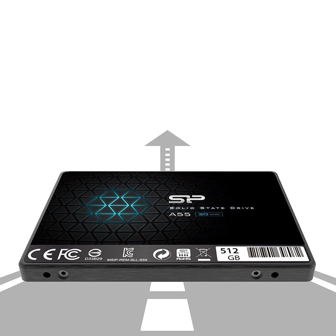 Silicon Power Ace A55 2.5" 512 GB Serial ATA III 3D TLC Silicon Power Ace A55 2.5" 512 GB Serial ATA III 3D TLC