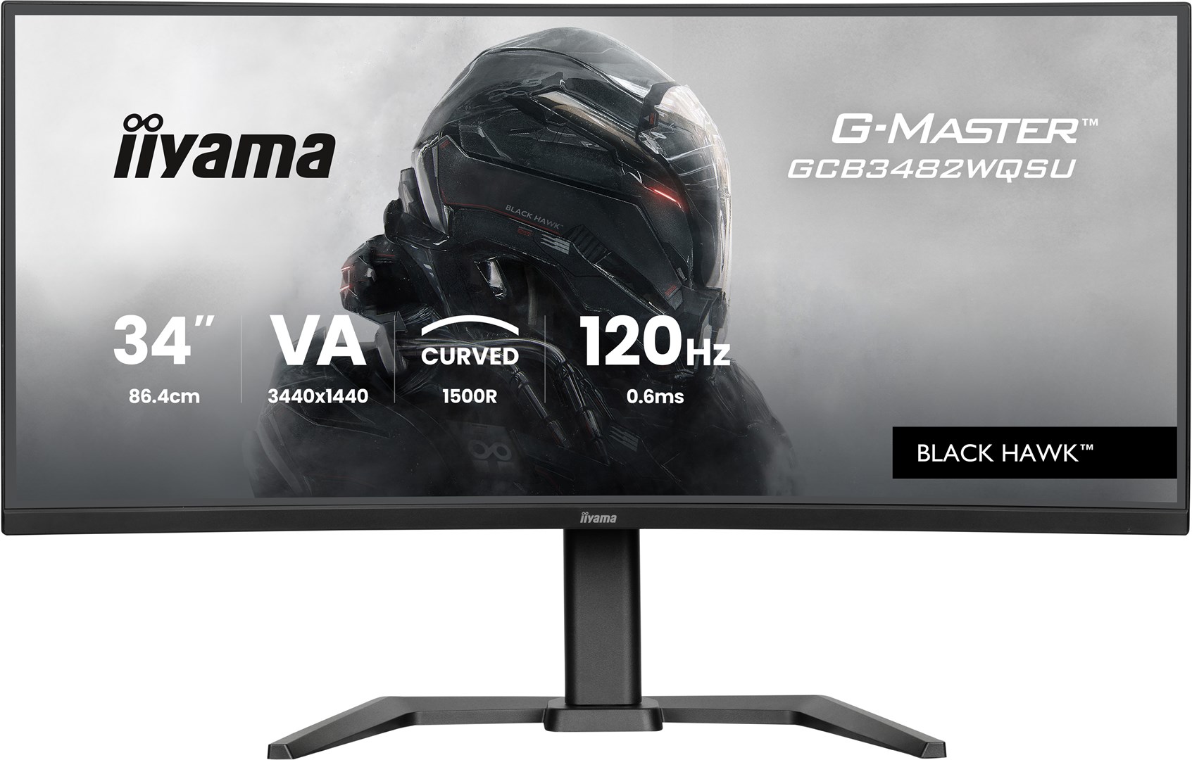 iiyama Get ahead with the curved GCB3482WQSU-B1 Black Hawk featuring 120Hz refresh rate and 0.6ms response time iiyama Get ahead with the curved GCB3482WQSU-B1 Black Hawk featuring 120Hz refresh rate and 0.6ms response time