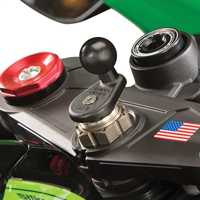 RAM Mounts Motorcycle Fork Stem Ball Base RAM Mounts Motorcycle Fork Stem Ball Base