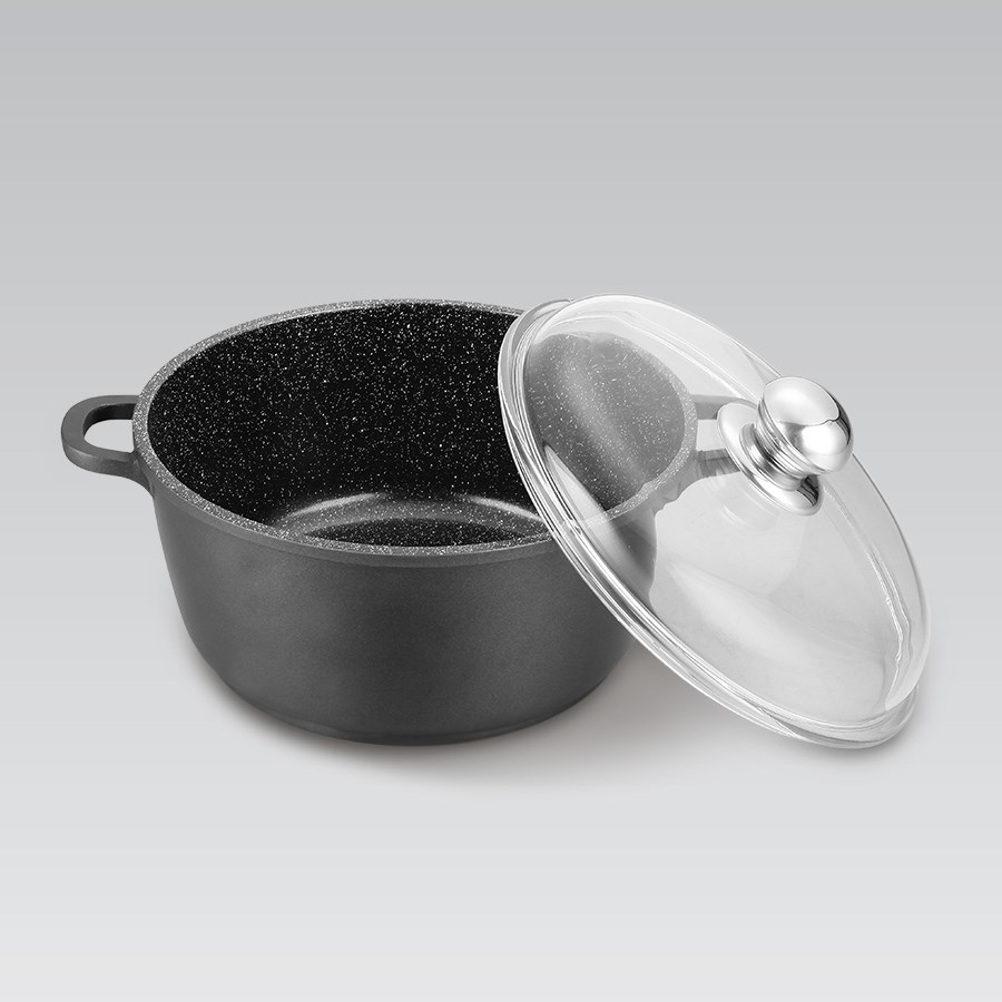Maestro MR-4616C Pot with lid 16 cm 1 l Black Maestro MR-4616C Pot with lid 16 cm 1 l Black