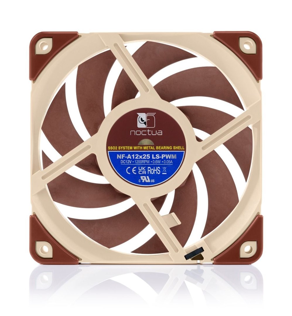Noctua NF-A12x25 Computer case Fan 12 cm Beige, Brown Noctua NF-A12x25 Computer case Fan 12 cm Beige, Brown