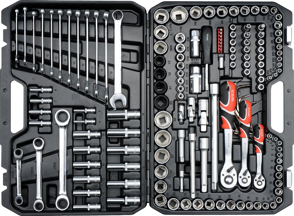 Yato YT-38811 socket wrench Socket wrench set 150 pc(s) Yato YT-38811 socket wrench Socket wrench set 150 pc(s)
