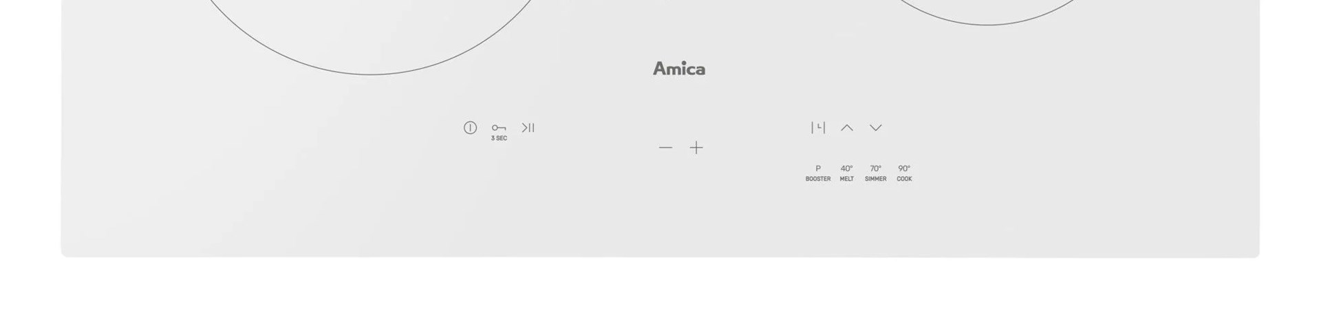 Induction cooktop Amica PIDH6140PHTUN 3.0 white Induction cooktop Amica PIDH6140PHTUN 3.0 white