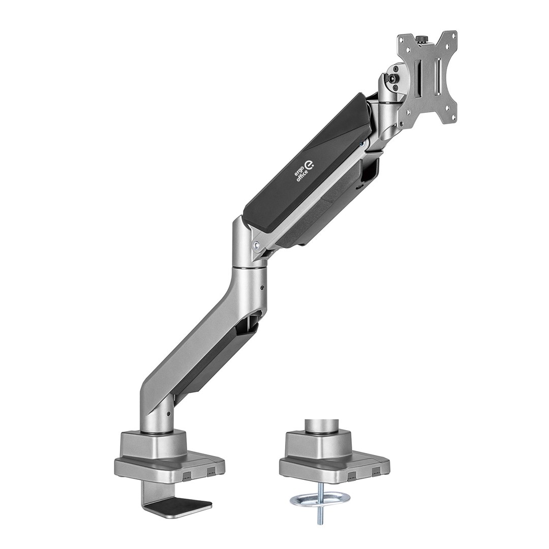 Ergo Office Universal Monitor Desk Mount, Gas Spring 17"-35" 15kg, VESA 75x75 / 100x100, ER-445 Ergo Office Universal Monitor Desk Mount, Gas Spring 17"-35" 15kg, VESA 75x75 / 100x100, ER-445