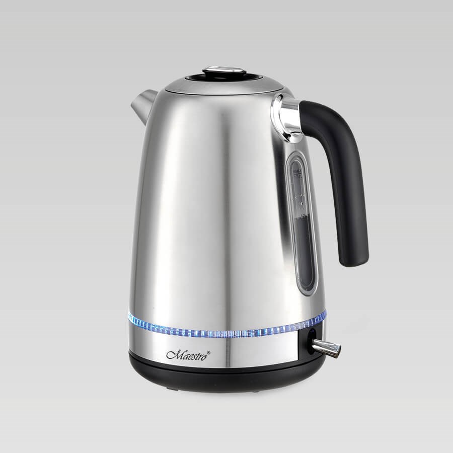 Maestro MR-050 Electric kettle with lighting, silver 1.7 L Maestro MR-050 Electric kettle with lighting, silver 1.7 L