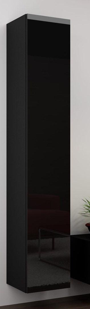 Cama Full cabinet VIGO '180' 180/40/30 black/black gloss Cama Full cabinet VIGO '180' 180/40/30 black/black gloss