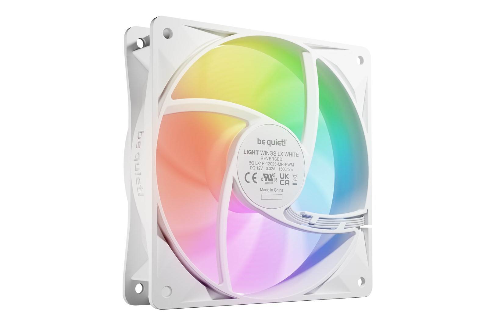 be quiet! Light Wings LX 120 mm PWM Reverse White Computer case Fan 12 cm 1 pc(s) be quiet! Light Wings LX 120 mm PWM Reverse White Computer case Fan 12 cm 1 pc(s)