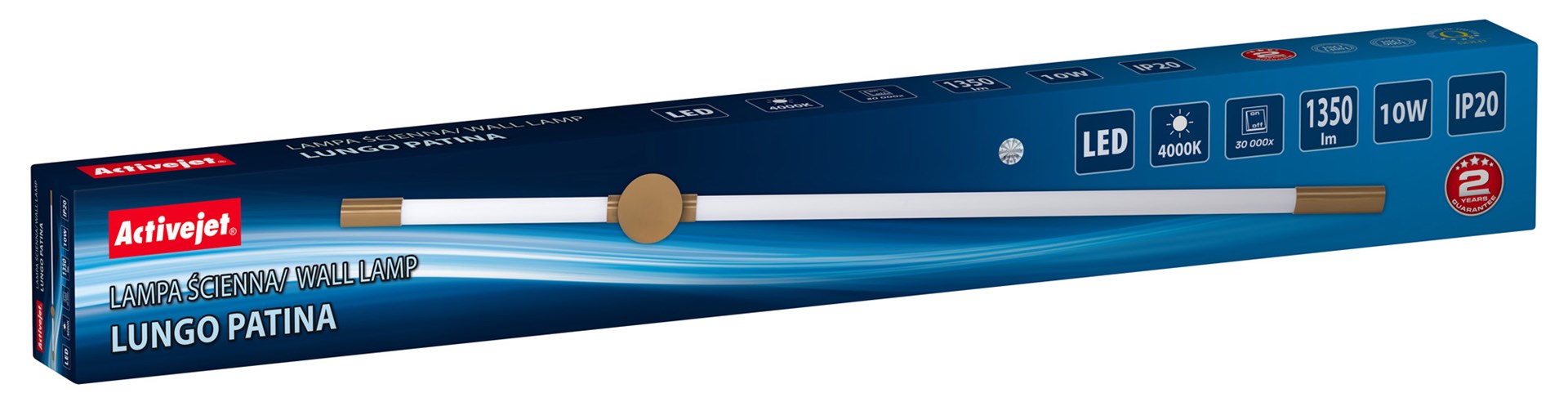 Activejet LED wall lamp AJE-LUNGO Patina Activejet LED wall lamp AJE-LUNGO Patina