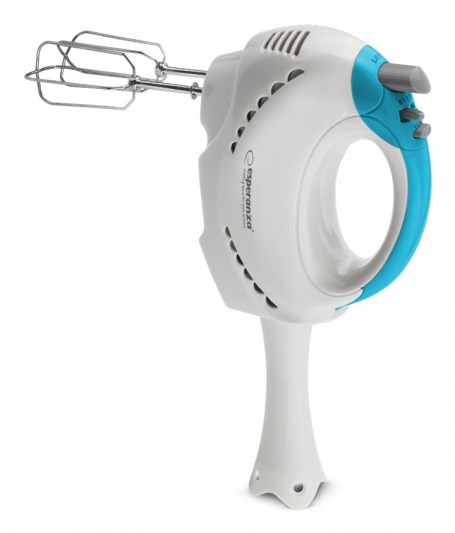 Esperanza EKM010 mixer Hand mixer 300 W Light Blue, White Esperanza EKM010 mixer Hand mixer 300 W Light Blue, White
