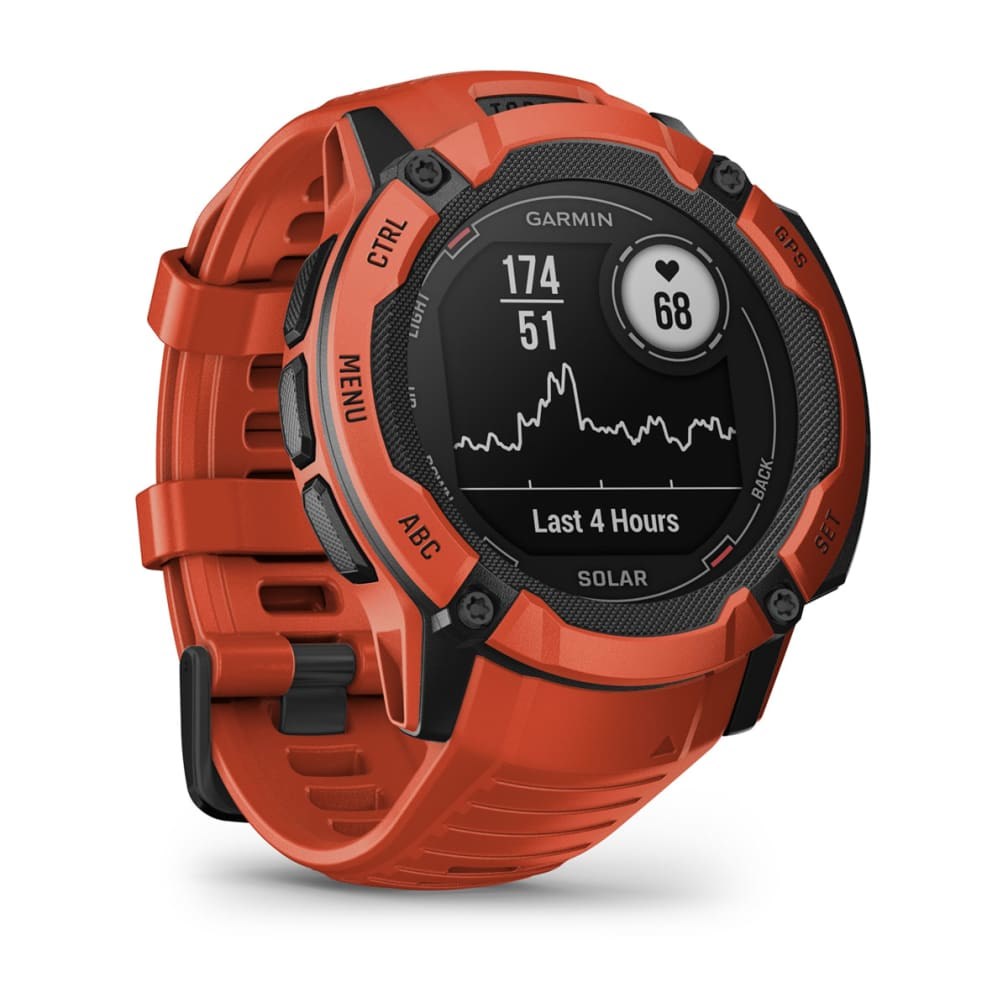 Garmin Instinct 2X Solar 2.79 cm (1.1") MIP 50 mm Digital 176 x 176 pixels Touchscreen Red GPS (satellite) Garmin Instinct 2X Solar 2.79 cm (1.1") MIP 50 mm Digital 176 x 176 pixels Touchscreen Red GPS (satellite)