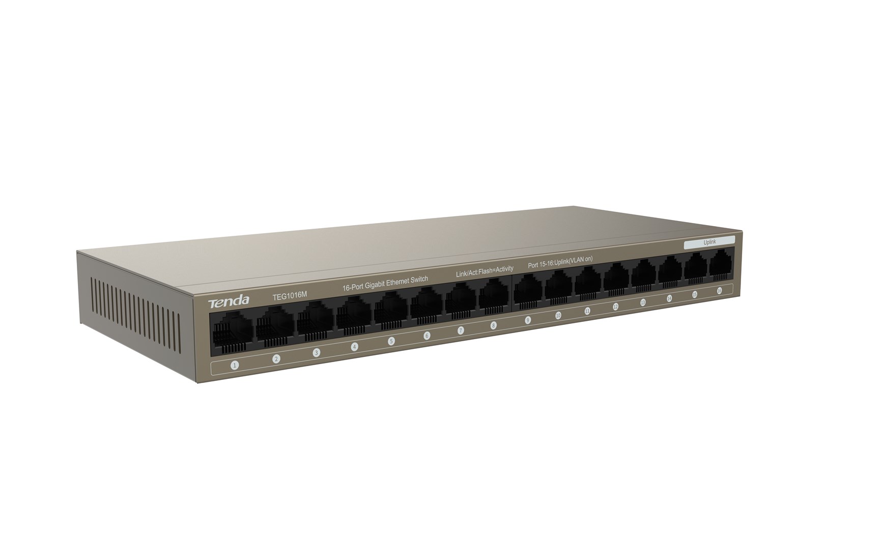Tenda TEG1016M network switch Unmanaged Gigabit Ethernet (10/100/1000) Tenda TEG1016M network switch Unmanaged Gigabit Ethernet (10/100/1000)