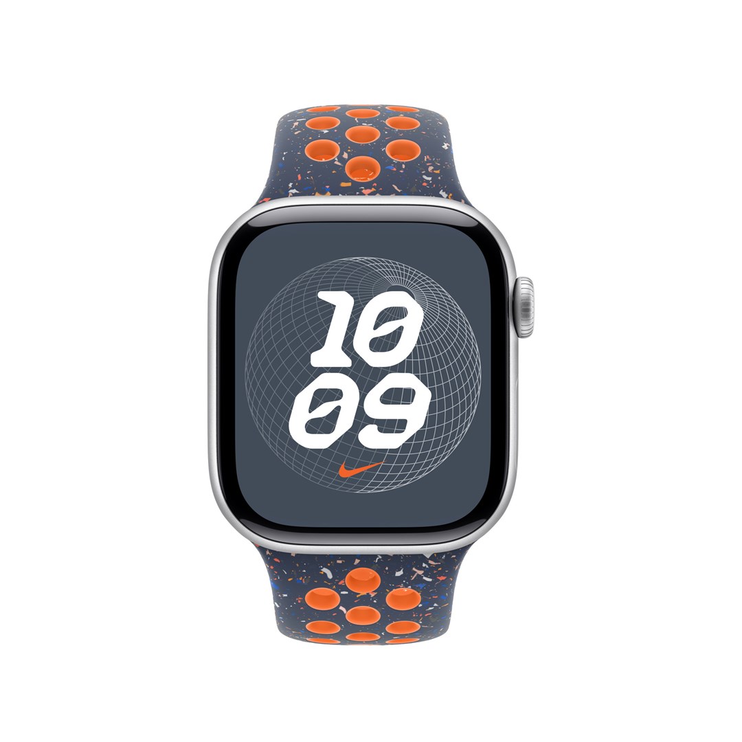 Apple MC2F4ZM/A Smart Wearable Accessories Band Blue, Orange Fluoroelastomer Apple MC2F4ZM/A Smart Wearable Accessories Band Blue, Orange Fluoroelastomer