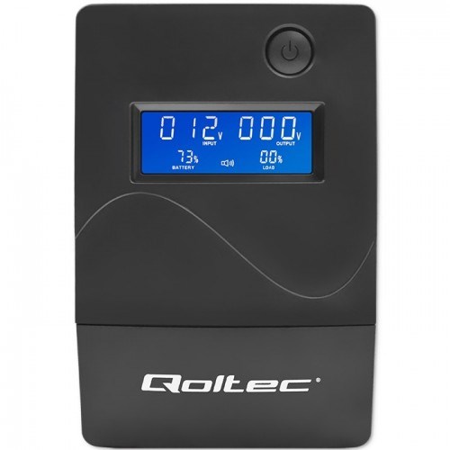 Qoltec Monolith uninterruptible power supply (UPS) Double-conversion (Online) 0.65 kVA 360 W 2 AC outlet(s) Qoltec Monolith uninterruptible power supply (UPS) Double-conversion (Online) 0.65 kVA 360 W 2 AC outlet(s)
