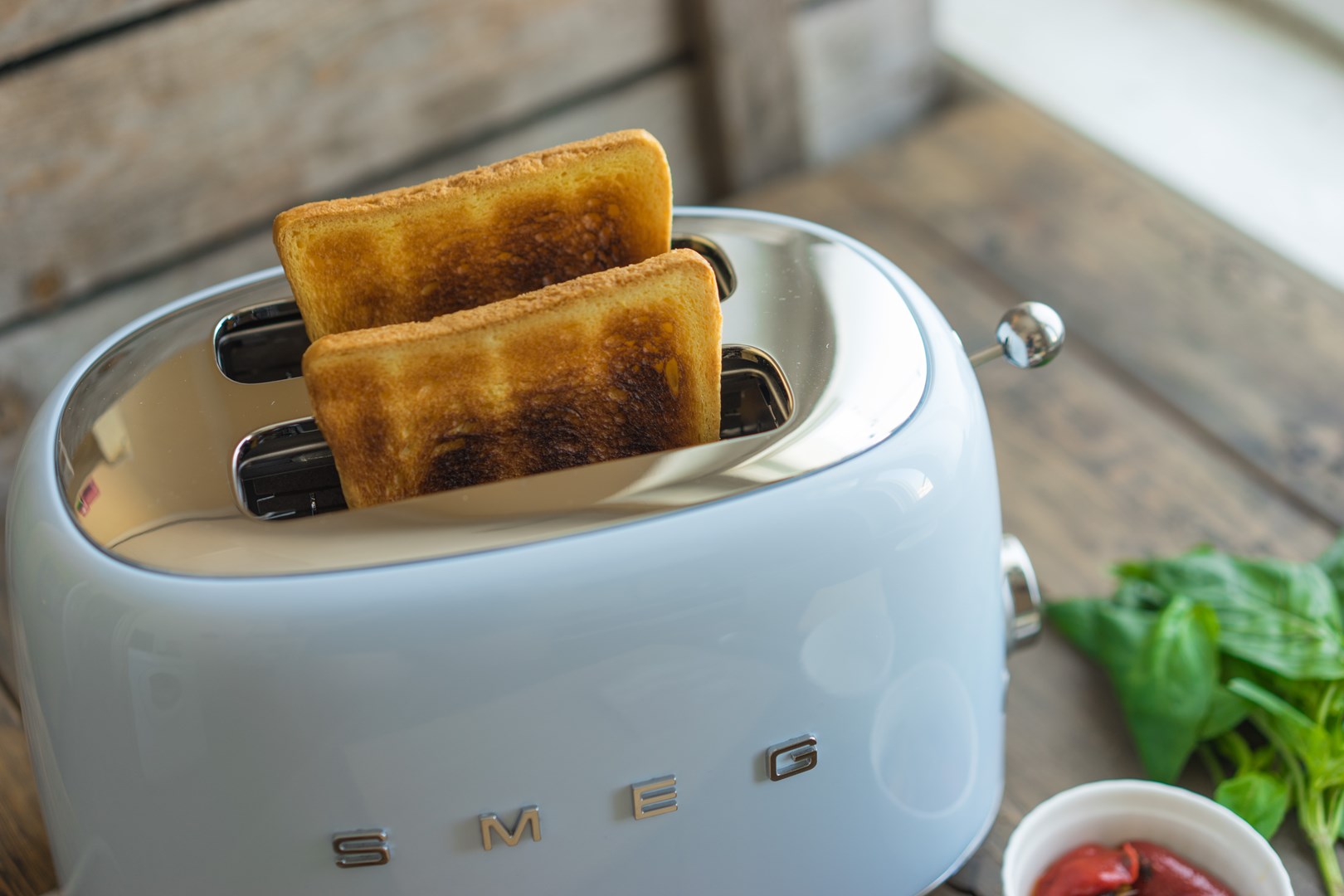 Smeg 50's Style Toaster TSF01PBEU Pastel Blue Smeg 50's Style Toaster TSF01PBEU Pastel Blue
