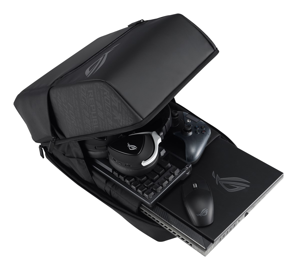 ASUS BP2501 ROG Ranger Gaming Backpack 16 40.6 cm (16") Black ASUS BP2501 ROG Ranger Gaming Backpack 16 40.6 cm (16") Black