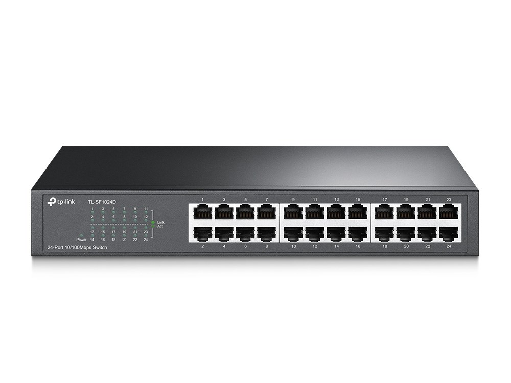 TP-Link TL-SF1024D network switch Unmanaged Fast Ethernet (10/100) Grey TP-Link TL-SF1024D network switch Unmanaged Fast Ethernet (10/100) Grey