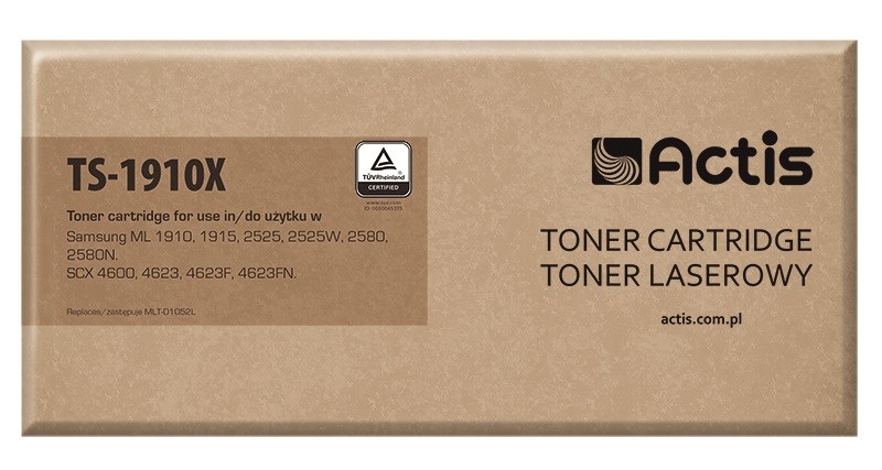 Actis TS-1910X toner (replacement for Samsung MLT-D1052L; Standard; 2500 pages; black) Actis TS-1910X toner (replacement for Samsung MLT-D1052L; Standard; 2500 pages; black)
