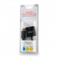 Savio CL-90 video cable adapter 0.2 m DisplayPort VGA (D-Sub) Black Savio CL-90 video cable adapter 0.2 m DisplayPort VGA (D-Sub) Black