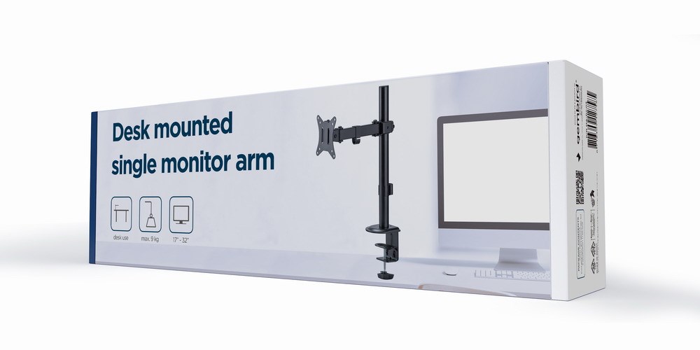 Gembird MA-D1-03 monitor mount / stand 81.3 cm (32") Desk Black Gembird MA-D1-03 monitor mount / stand 81.3 cm (32") Desk Black