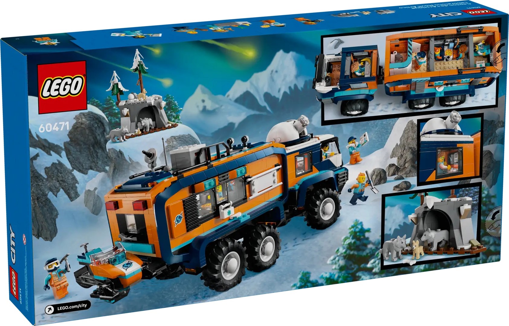 LEGO CITY 60471 Artic Explorer Science Lab Truck LEGO CITY 60471 Artic Explorer Science Lab Truck