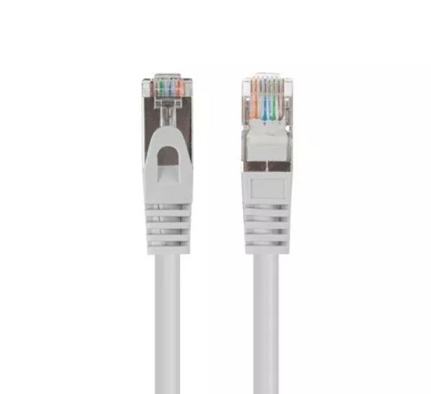 PATCHCORD CAT.6 FTP 2M GREY FLUKE PASSED LANBERG 10-PACK PATCHCORD CAT.6 FTP 2M GREY FLUKE PASSED LANBERG 10-PACK