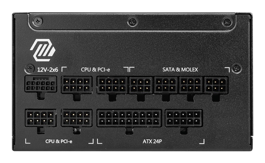 MSI MAG A1000GL PCIE5 II power supply unit 1000 W 24-pin ATX ATX Black MSI MAG A1000GL PCIE5 II power supply unit 1000 W 24-pin ATX ATX Black