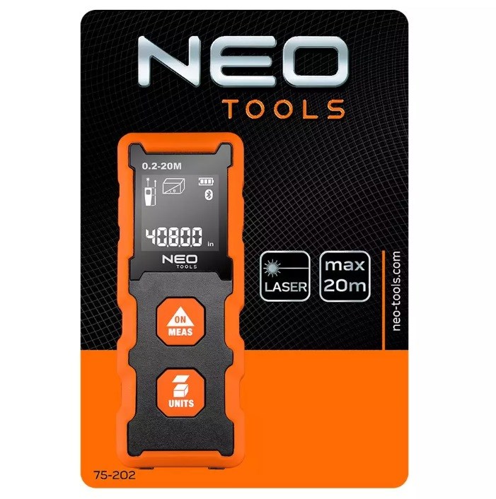 Neo Tools laser rangefinder 20m range Neo Tools laser rangefinder 20m range