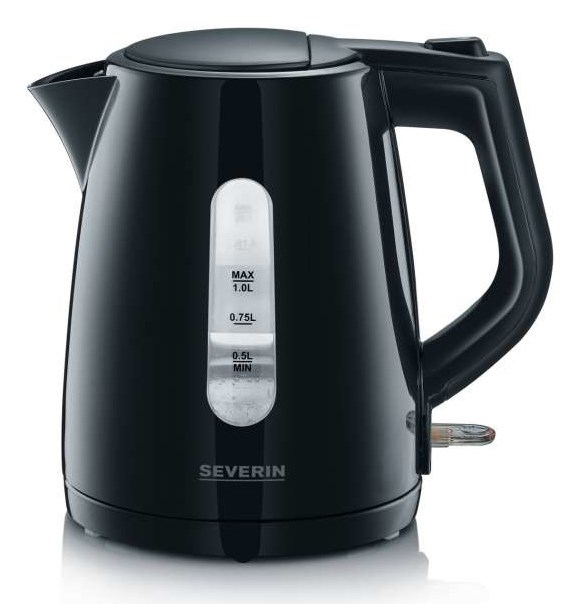 Severin WK 3410 electric kettle 1 L 2200 W Black Severin WK 3410 electric kettle 1 L 2200 W Black