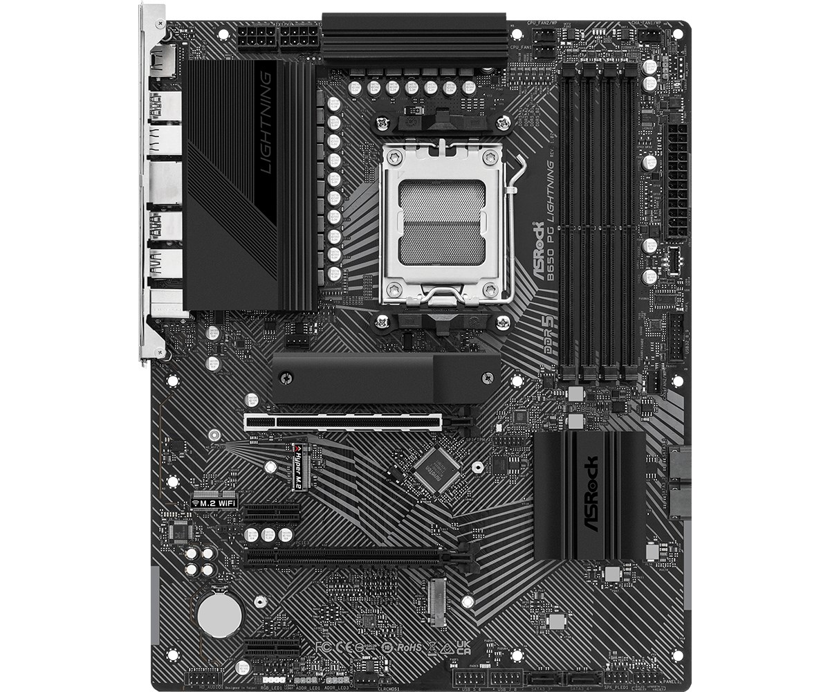Asrock B650 PG Lightning AMD B650 Socket AM5 ATX Asrock B650 PG Lightning AMD B650 Socket AM5 ATX