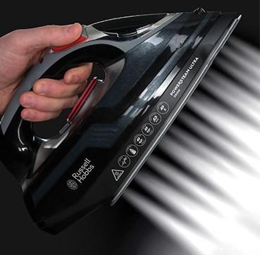 Russell Hobbs 20630-56 iron Dry & Steam iron Ceramic soleplate 3100 W Black, Grey Russell Hobbs 20630-56 iron Dry & Steam iron Ceramic soleplate 3100 W Black, Grey