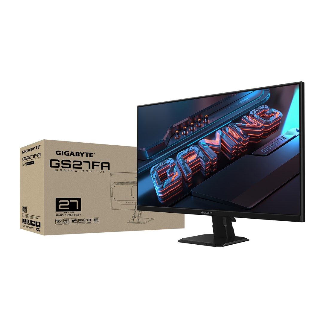 GIGABYTE GS27FA 27’ Full HD LED monitor black GIGABYTE GS27FA 27’ Full HD LED monitor black