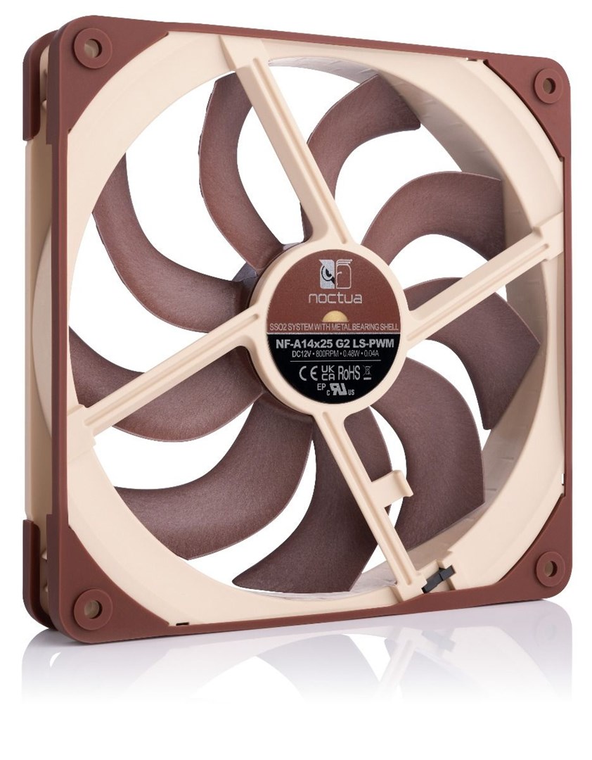 Noctua NF-A14X25 G2 LS-PWM computer cooling system Computer case Air cooler 14 cm Beige, Brown 1 pc(s) Noctua NF-A14X25 G2 LS-PWM computer cooling system Computer case Air cooler 14 cm Beige, Brown 1 pc(s)