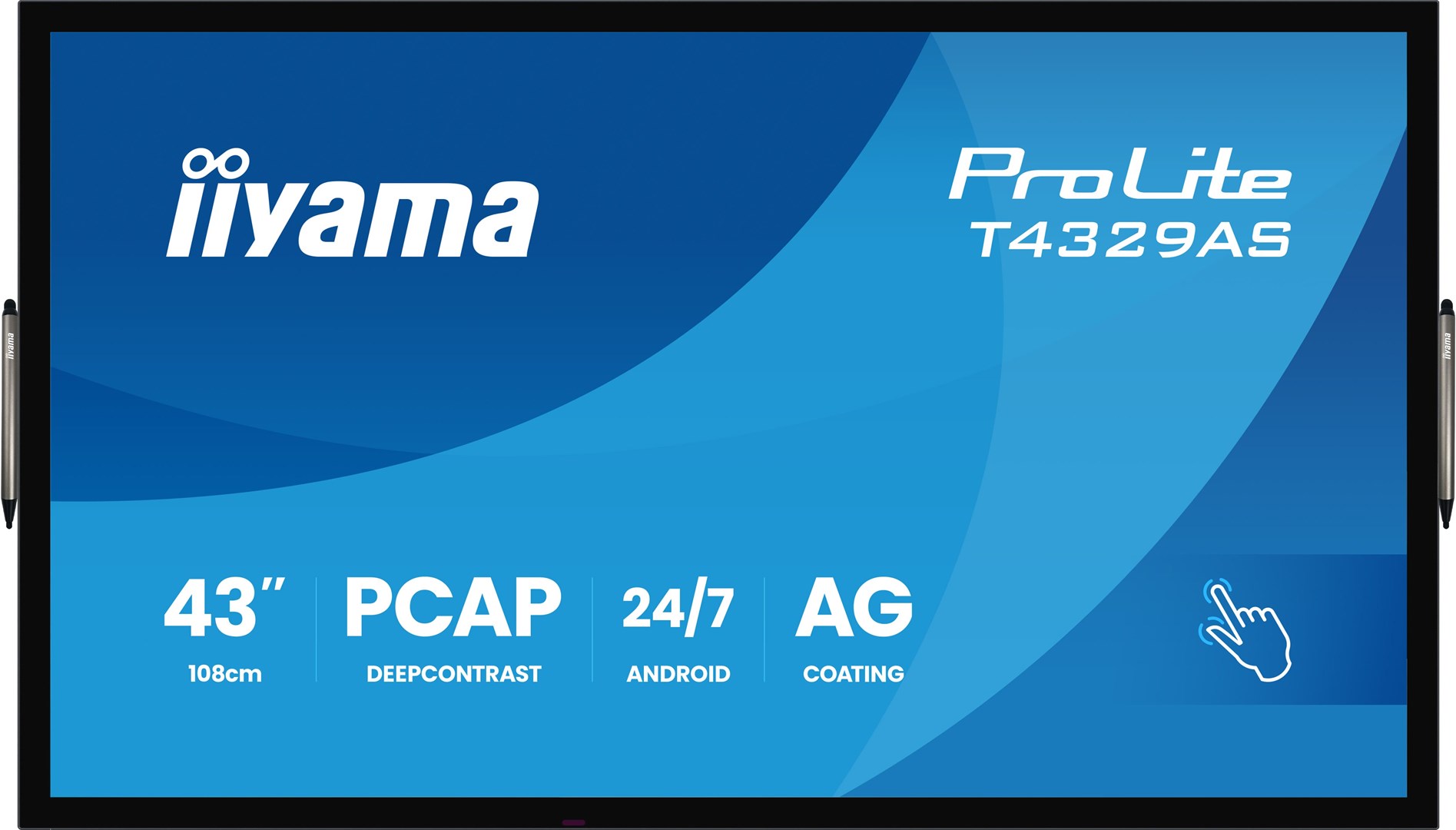 iiyama 43" All-in-One PCAP Interactive Display for Smart Collaboration Spaces iiyama 43" All-in-One PCAP Interactive Display for Smart Collaboration Spaces