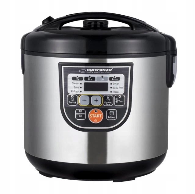 Esperanza EKG011 multi cooker 5 L 860 W Black, Stainless steel Esperanza EKG011 multi cooker 5 L 860 W Black, Stainless steel