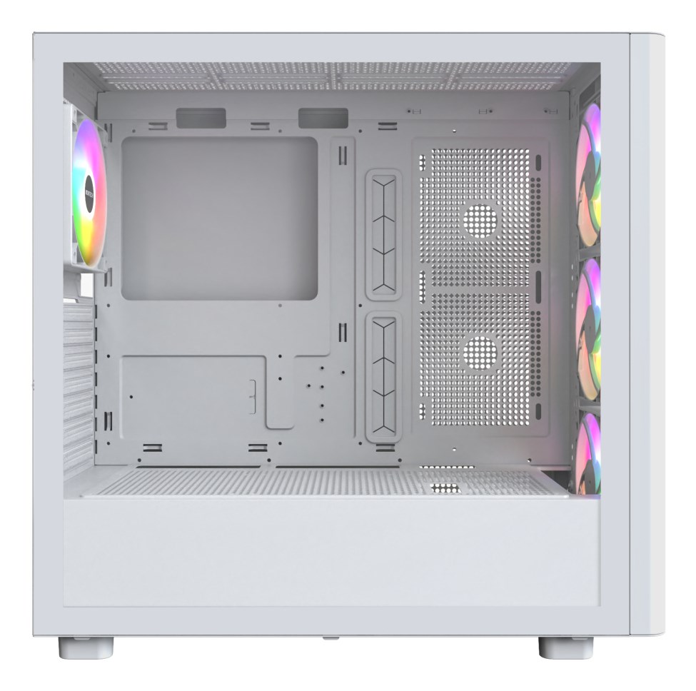 Montech XR Wood Midi Tower White Montech XR Wood Midi Tower White