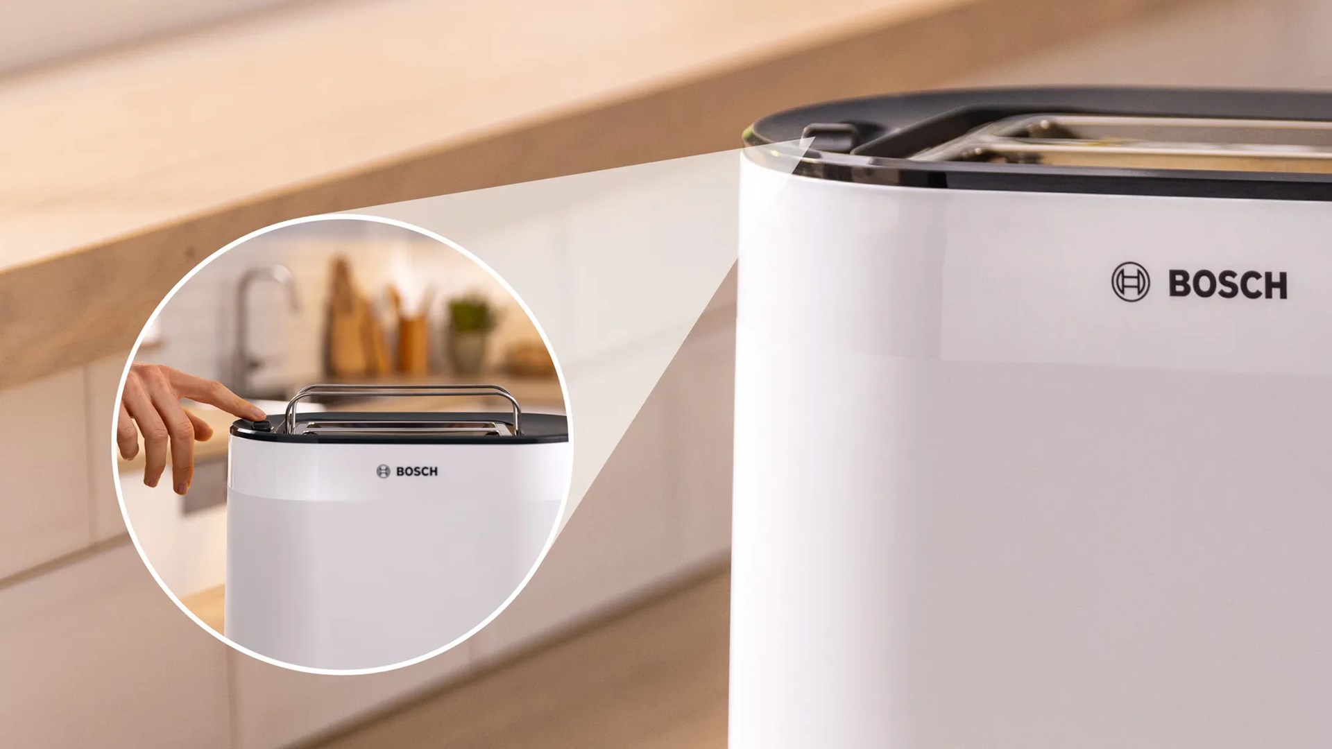 Bosch TAT2M121 toaster 6 2 slice(s) 950 W White Bosch TAT2M121 toaster 6 2 slice(s) 950 W White
