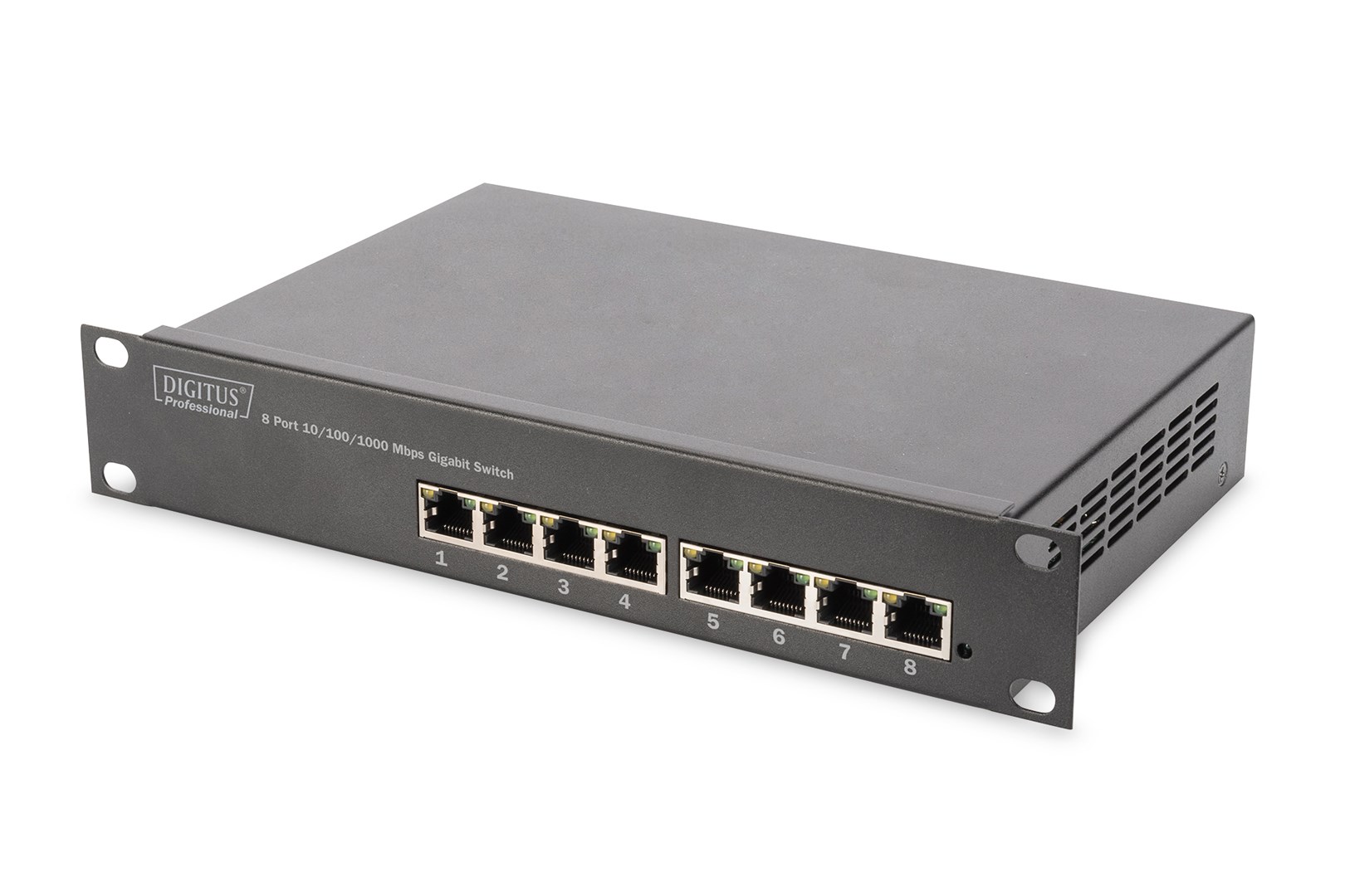 Digitus 8-Port Gigabit Switch, 10 inch, Unmanaged Digitus 8-Port Gigabit Switch, 10 inch, Unmanaged