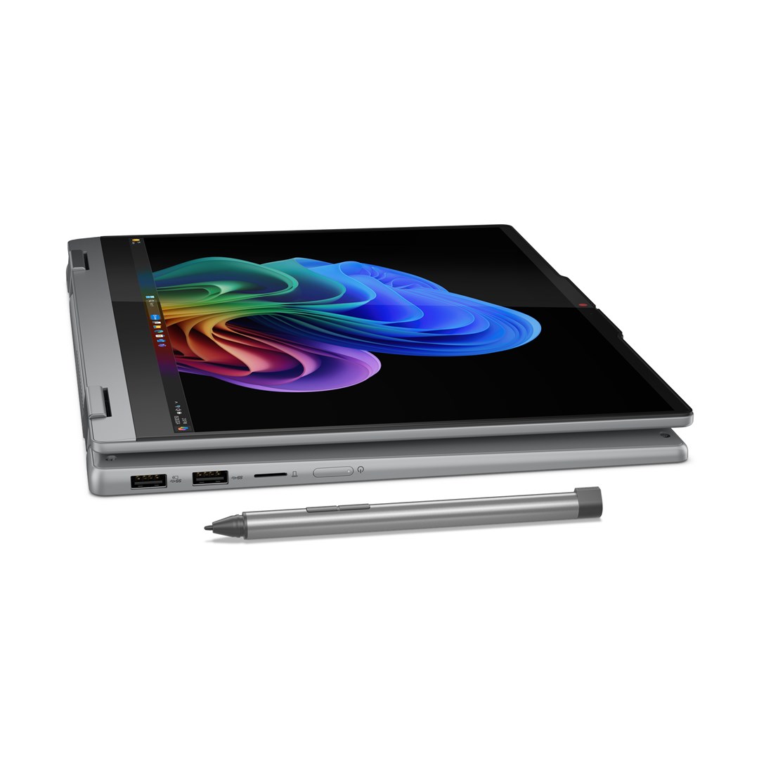 Lenovo IdeaPad 5 2-in-1 14Q8X9 Copilot+ PC Qualcomm Snapdragon X1P-42-100 Hybrid (2-in-1) 35.6 cm (14") Touchscreen WUXGA 16 GB LPDDR5x-SDRAM 512 GB SSD Wi-Fi 7 (802.11be) Windows 11 Pro Grey Lenovo IdeaPad 5 2-in-1 14Q8X9 Copilot+ PC Qualcomm Snapdragon X1P-42-100 Hybrid (2-in-1) 35.6 cm (14") Touchscreen WUXGA 16 GB LPDDR5x-SDRAM 512 GB SSD Wi-Fi 7 (802.11be) Windows 11 Pro Grey