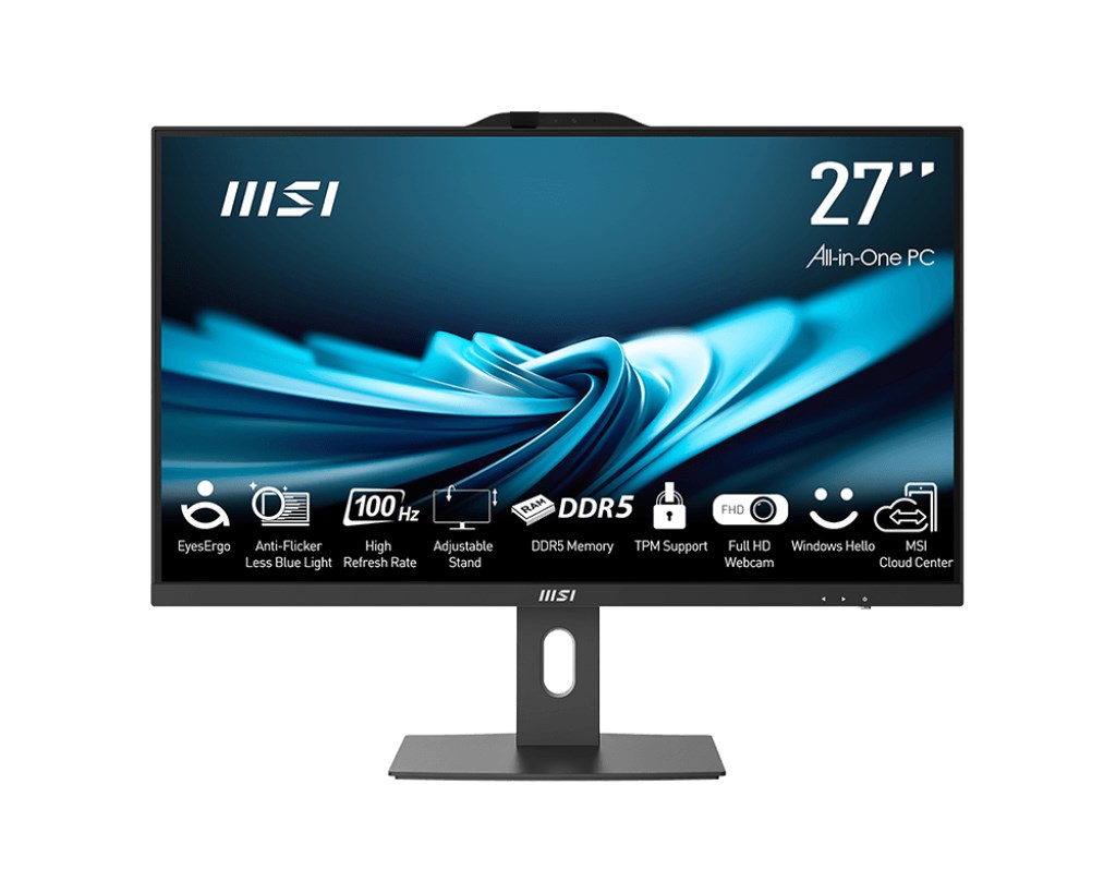 MSI Pro AP272P 14M-867XEU Intel® Core™ i5 i5-14400 68.6 cm (27") 1920 x 1080 pixels All-in-One PC 16 GB DDR5-SDRAM 512 GB SSD NoOS Wi-Fi 6E (802.11ax) Black MSI Pro AP272P 14M-867XEU Intel® Core™ i5 i5-14400 68.6 cm (27") 1920 x 1080 pixels All-in-One PC 16 GB DDR5-SDRAM 512 GB SSD NoOS Wi-Fi 6E (802.11ax) Black
