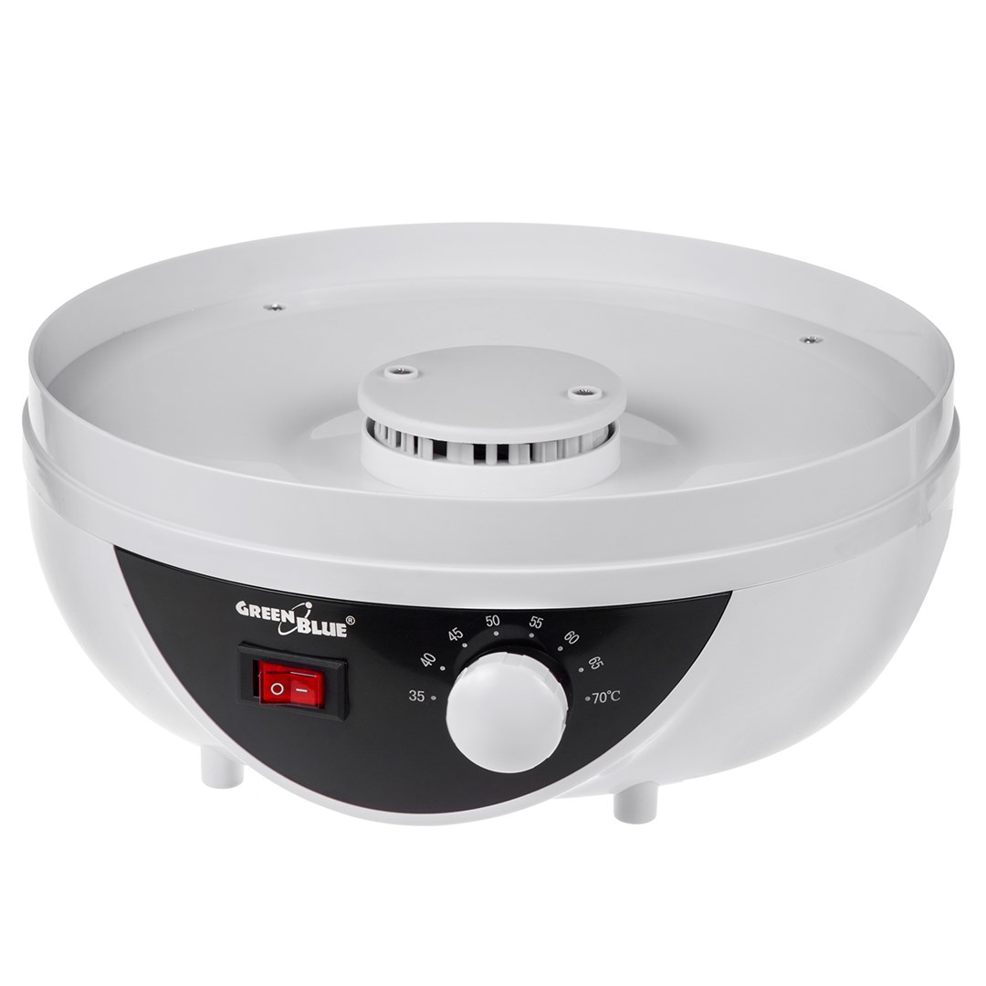 GreenBlue mushroom, vegetable and fruit dryer, 250W power, very quiet, 5 sieves, GB195 GreenBlue mushroom, vegetable and fruit dryer, 250W power, very quiet, 5 sieves, GB195