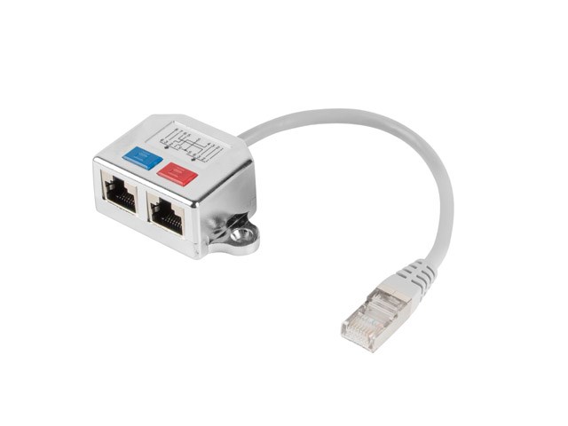 Lanberg adapter lan rj45/2x rj45 ftp splitter ad-0026-s Lanberg adapter lan rj45/2x rj45 ftp splitter ad-0026-s