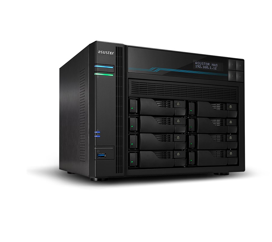 Asustor AS6508T NAS Tower Intel Atom® C3538 8 GB DDR4 0 TB ADM Black Asustor AS6508T NAS Tower Intel Atom® C3538 8 GB DDR4 0 TB ADM Black