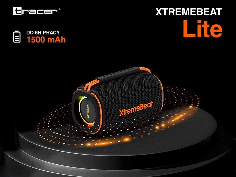 Tracer XtremeBeat Lite TWS Portable Bluetooth Speaker Black 10 W Tracer XtremeBeat Lite TWS Portable Bluetooth Speaker Black 10 W